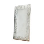 Swedish, a large wall mirror with etched decorationSecond quarter 20th Century, signed A-B Glaskonst