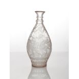 Simon Gate (1883-1945), an Orrefors engraved decanter (without stopper)Circa 1925, signed Gate 119/