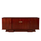 Dominique Attributed, a French Art Deco rosewood sideboardCirca 1930The long top with bevelled