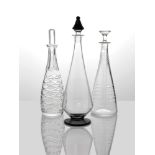 Keith Murray (1892-1981), a Stevens and Williams glass decanter and stopperCirca 1935, stencil