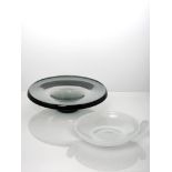AMENDMENT: Please note, the smoky glass bowl was designed by Andries Dirk Copier (1901-1991) for