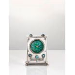 Liberty & Co, a ‘Cymric’ silver, enamel and turquoise timepieceStamped ‘Cymric’, L&Co, Birmingham