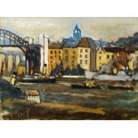 Donald McIntyre, Scottish 1923-2009- Newcastle-Upon-Tyne; oil on canvas laid down on board, 39.