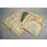 A large collection of Russian bond certificates (a lot)