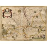 Nicholas Visscher, Dutch 1618-1679- “Viennese Territorium Ob Res Bellicas Inter Christianos…”;