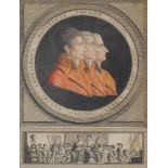 Alexis Chataignier, French 1772-1817- Bonaparte Premier Consul Cambaceres Second Consul; hand-