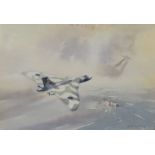 Eric H Day, British, mid/late 20th century- Aeronautical studies of jet fighter planes;