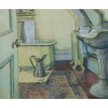 Sigmund Abeles, American b.1934 Interior of Bathroom, 2000 Pastel on paper 43x51cm