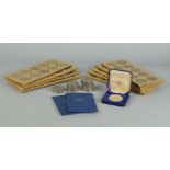 A collection of Commemorative coins, 20th century, to include Churchill, the Silver Jubilee and