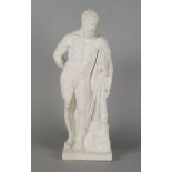 A plaster model of the Farnese Hercules, 20th century, 59cm high