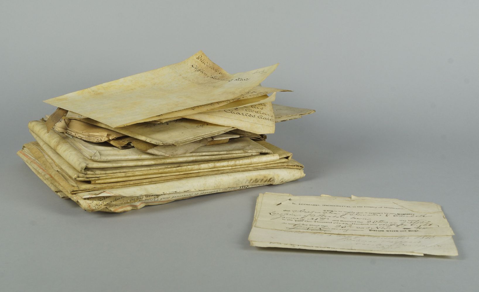 A collection of fourteen leases and legal documents, dating from the early 17th century onwards,