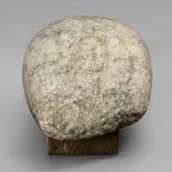 Raffael Benazzi, Swiss b.1933- Untitled; marble, 40cm