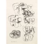 Paul Mount, British 1922-2009- Studies for Interlocking Sculpture, No. 1; signed and inscribed 1