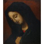 Follower of Giovanni Battista Salvi, il Sassoferrato, Italian 1609-1685- The Penitent Madonna; oil