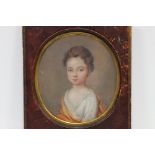 Attributed to Henrietta Johnson, American c.1674-1729- Portrait of Theodosia, daughter of D