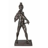 After Emile Louis Picault, French,1833-1915 Honor Patria an electrotype and bronzed metal model of a