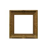 A Gilt Composition French Restoration Style Frame, early/mid 20th century, with gilded slip, c-