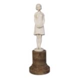 Dimitri Chiparus (1886-1947), a carved ivory figure‘Innocence’, c. 1930, signed D. Chiparus on ivory