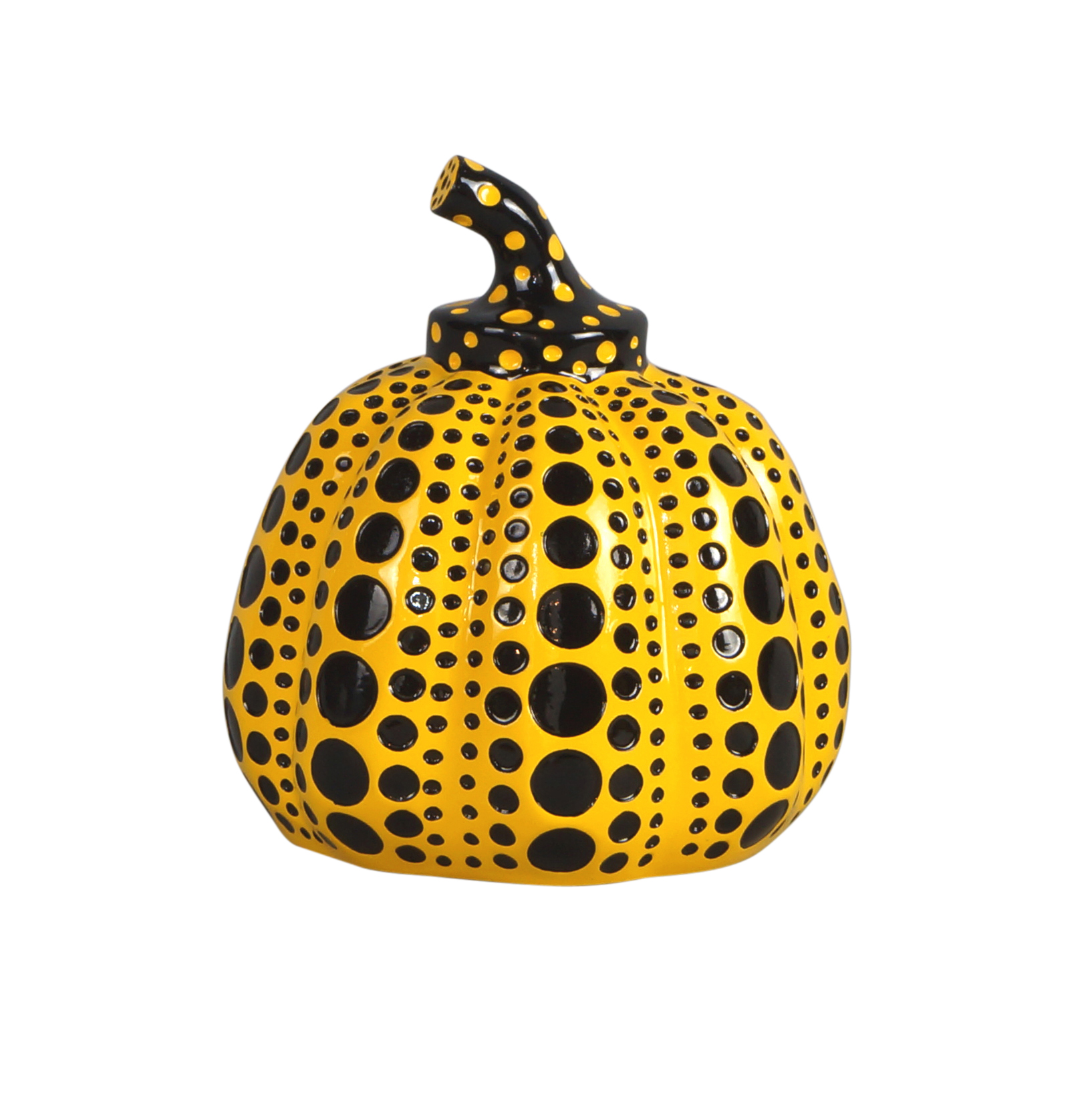 Yayoi Kasuma, Japanese b.1929- Pumpkin, 2016;painted cast resin, published by Benesse Holdings,