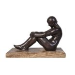 Raymond Rivoire (1884-1947), a patinated bronze figurec.1930, signed R. Rivoire on baseModelled