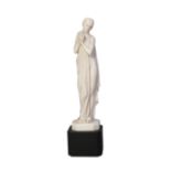 Armand Boulard Attributed, a carved ivory figure‘Grecian Lady’, c. 1920, signed on ivory A.