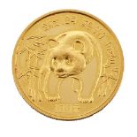 A China gold 100 Yuan, 1986