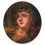 Circle of Benjamin Robert Haydon, British 1786-1846- Study of an allegorical figure, head and