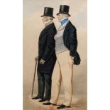Joshua Dighton, British 1831-1908-Admiral Ross and Mr George Payne, Fathers of the Turf, both