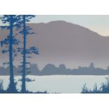 Veronica Charlesworth, British b.1952- Loch Maree & Loch Torridon; screenprints in colours, both