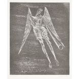 John Hutton (1906-1978)‘Flying Angel’, Coventry Cathedral, 1972, signedEtching, artist’s