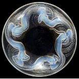 ‘Calypso (Coupe)’ No. 10-381, a Lalique opalescent glass bowlDesigned 1932, stencil mark R.Lalique