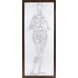 John Hutton (1906-1978), a full length engraved figurative glass window‘Pomona’, 1961,