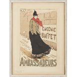 Luc Metivet (1863-1930/32)‘Ambassadeurs’Maîtres de l''Affiche, PL. 22, 1896, Chaix Paris Chromo-