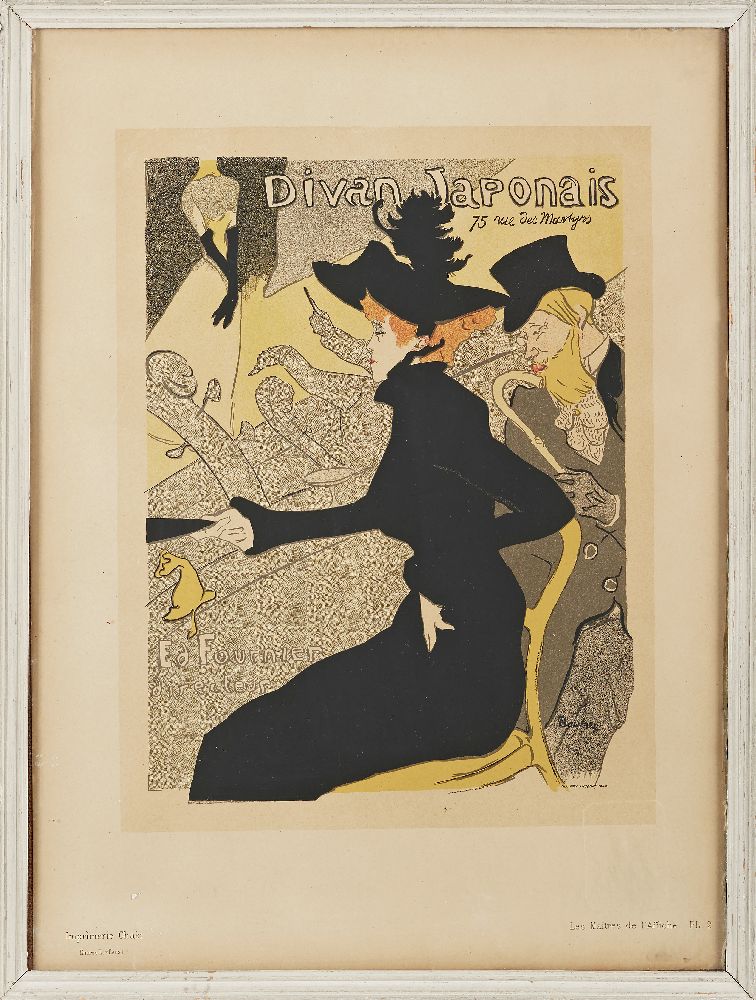 Henri de Toulouse de Lautrec (1864-1901) ‘Divan Japonais’Maîtres de l''Affiche, PL. 2, 1896, Chaix