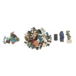 A group of Egyptian amulets and jewellery elements, New Kingdom, late 18th- early 19th Dynasty,