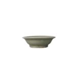 A Chinese Longquan grey stoneware celadon glazed dish, Ming dynasty, 15th century, the central