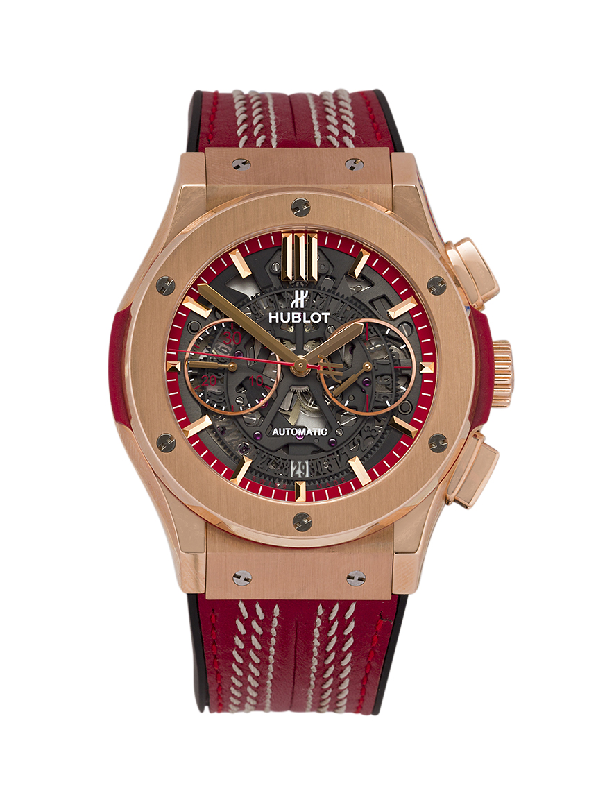 An 18ct rose gold limited edition ' King Gold, Classic Fusion Aerofusion' chronograph automatic