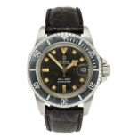 WITHDRAWN. A 'Snowflake' automatic submariner wristwatch, by Tudor, Ref. 9411, the