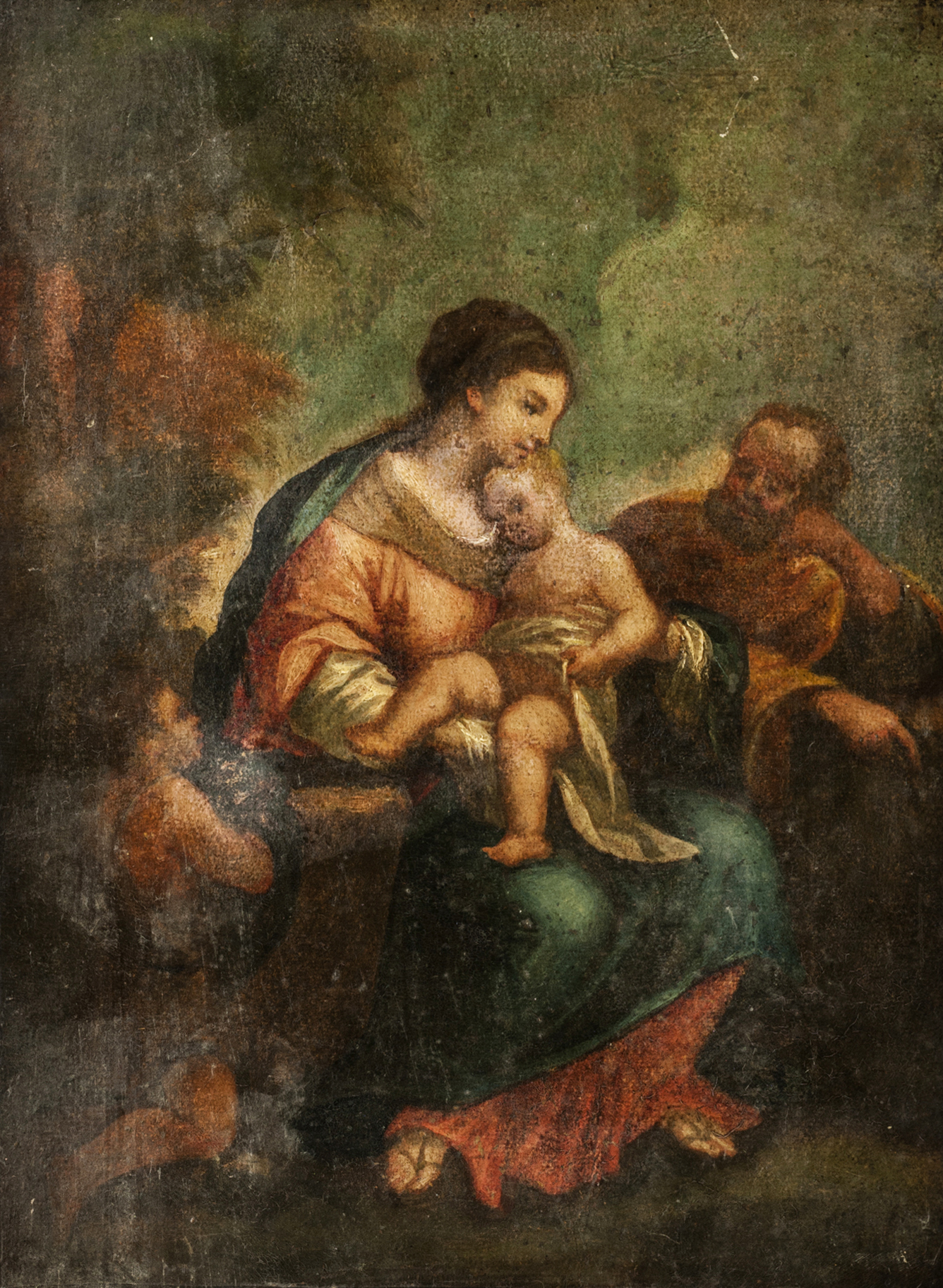 Manner of Baccio della Porta, called Fra Bartolommeo, 18th century, The Madonna and Child; oil on