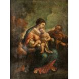 Manner of Baccio della Porta, called Fra Bartolommeo, 18th century, The Madonna and Child; oil on