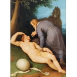 Cornelis van Haarlem, Dutch 1562-1638- The Good Samaritan, 1627; oil on panel, signed with