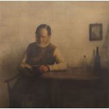 Peter Vilhelm Ilsted, Danish 1861-1933- Hendrik; mezzotint in colours, signed and numbered 75/69