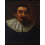 Manner of Federico Barocci, late 18th/early 19th century- Portrait of a man, quarter-length in a
