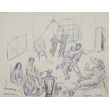 Marie Vorobieff Marevna, Russian 1892-1984- Ilya Ehrenburg, Marc Chagall, Oscar, Diego Rivera,