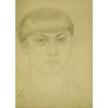 Marie Vorobieff Marevna, Russian 1892-1984- ‘Kisling, Paris 1922’; pencil, signed and inscribed '