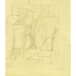 Attributed to Marie Vorobieff Marevna, Russian 1892-1984- Cubist study, c.1917; pencil on paper,