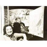 Michael Ward, British 1929-2011- Marevna and Marika; gelatin silver print, studio stamp verso,