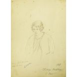 Marie Vorobieff Marevna, Russian 1892-1984- 'Une femme … avant sa mort,' [sic.] 1919; pencil,