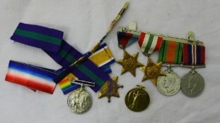 A WWI trio of medals to CAPT W M MACDONALD,