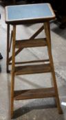 A small folding step ladder